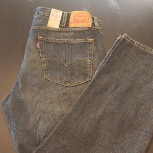 NWT Levi's 559 Jeans Relaxed Straight Leg Dark Wash